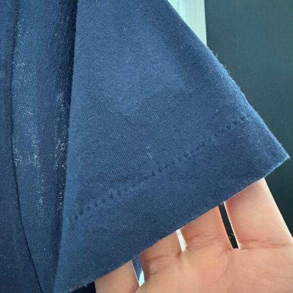 Vintage Paper Thin Worn Burnout T-Shirt Size S 1970s Blue Single Stitch WIP NCAA - Picture 4 of 6